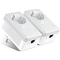 TP-Link TL-PA4010P Kit Powerline con enchufe adicional- AV 600 Mbps en Powerline- 1 puerto ethernet- homeplug AV- sin…